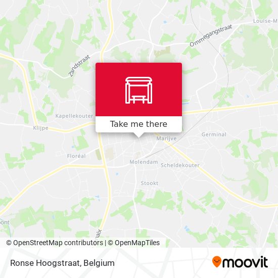 Ronse Hoogstraat map