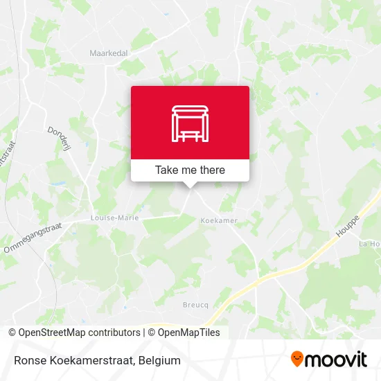 Ronse Koekamer Street map