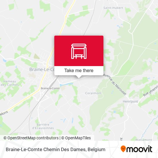 Braine-Le-Comte Chemin Des Dames plan