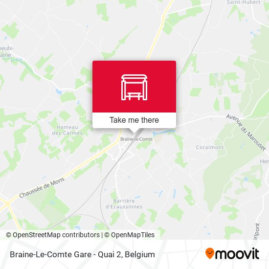 Braine-Le-Comte Gare - Quai 2 map