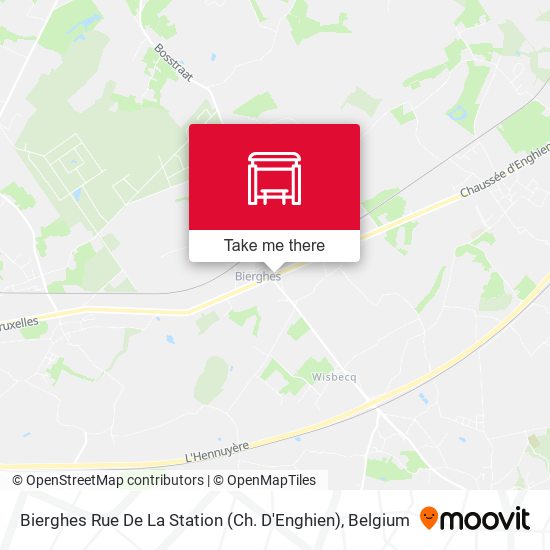 Bierghes Rue De La Station (Ch. D'Enghien) map