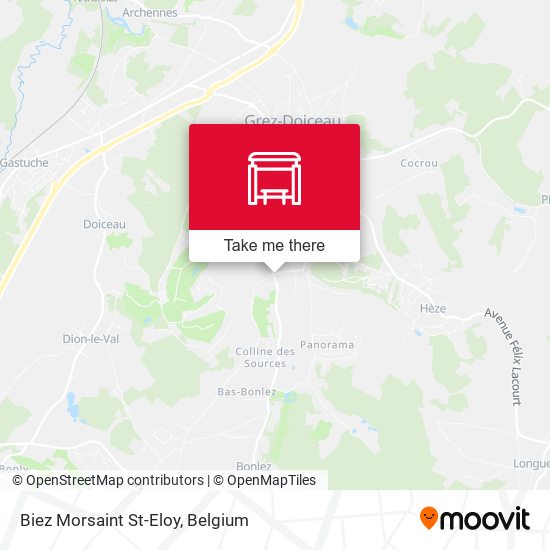 Biez Morsaint St-Eloy map