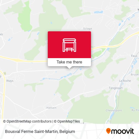 Bousval Ferme Saint-Martin plan