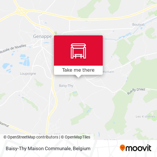 Baisy-Thy Maison Communale plan