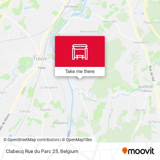 Clabecq Rue du Parc 25 plan