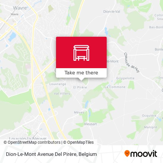 Dion-Le-Mont Avenue Del Pirère plan