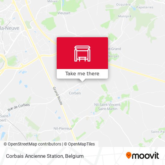 Corbais Ancienne Station plan
