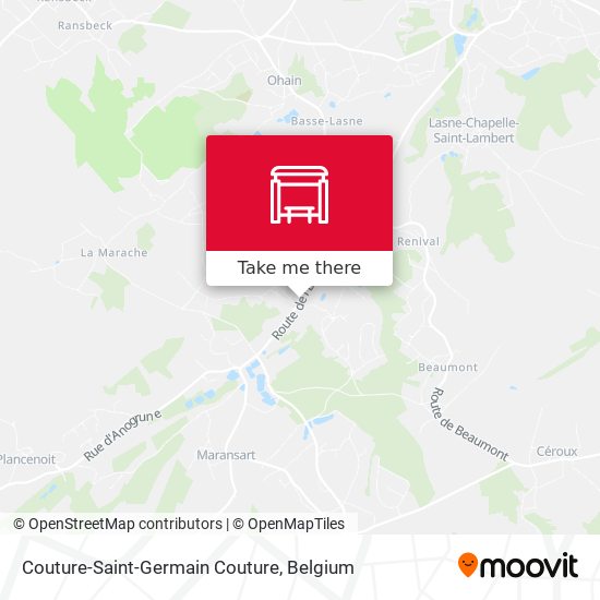 Couture-Saint-Germain Couture map
