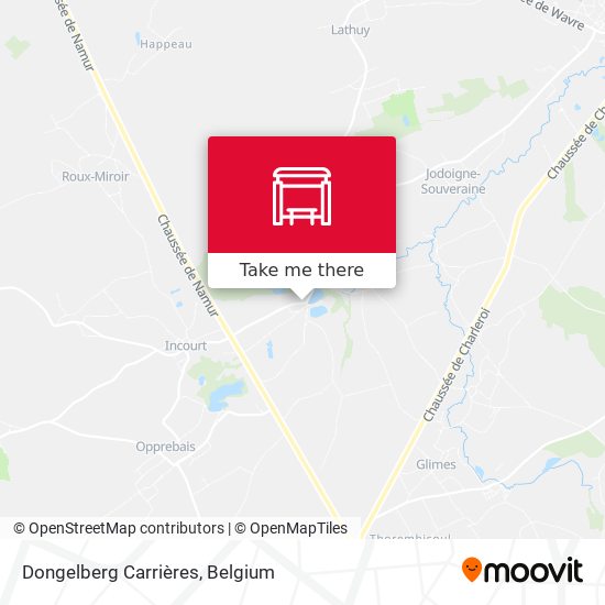 Dongelberg Carrières plan