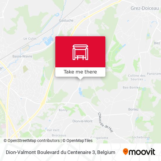 Dion-Valmont Boulevard du Centenaire 3 map
