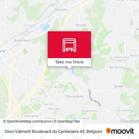 Dion-Valmont Boulevard du Centenaire 43 map
