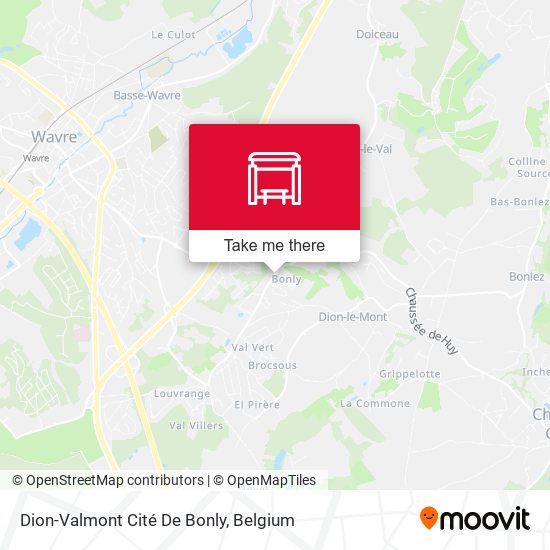 Dion-Valmont Cité De Bonly map