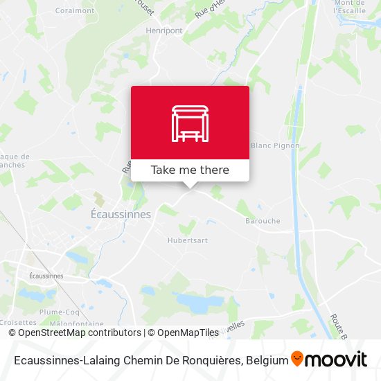 Ecaussinnes-Lalaing Chemin De Ronquières map
