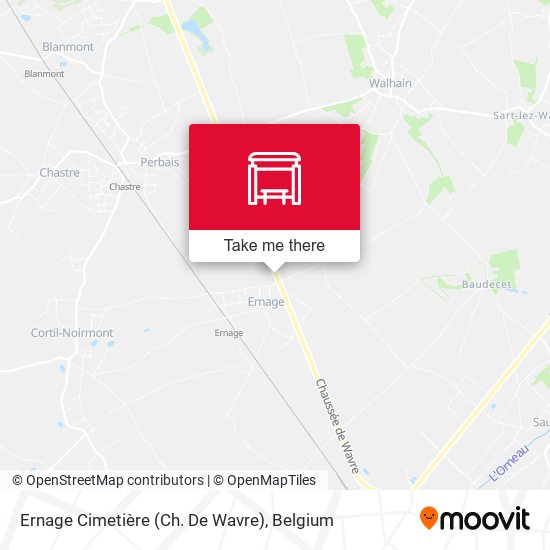 Ernage Cimetière (Ch. De Wavre) map