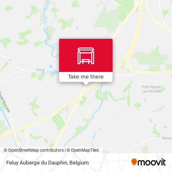 Feluy Auberge du Dauphin plan