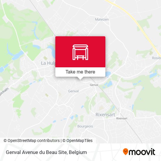 Genval Avenue du Beau Site plan