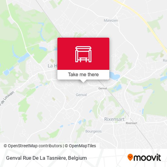 Genval Rue De La Tasnière plan