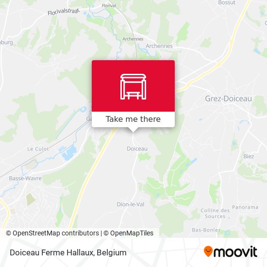 Doiceau Ferme Hallaux plan