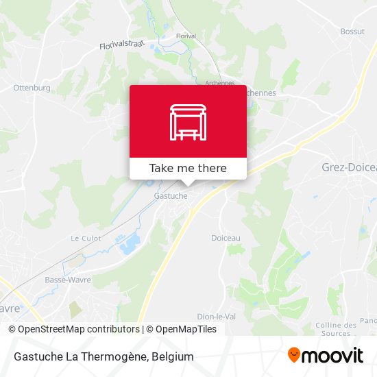 Gastuche La Thermogène map