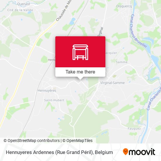 Hennuyeres Ardennes (Rue Grand Péril) map