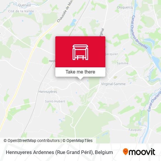 Hennuyeres Ardennes (Rue Grand Péril) map