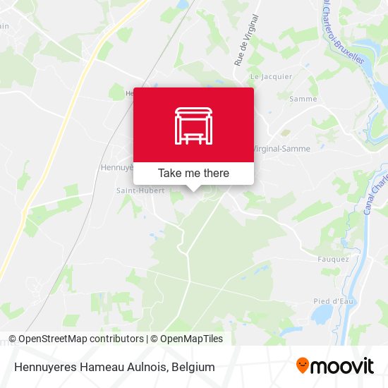 Hennuyeres Hameau Aulnois map