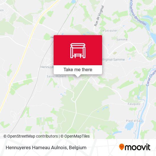 Hennuyeres Hameau Aulnois plan