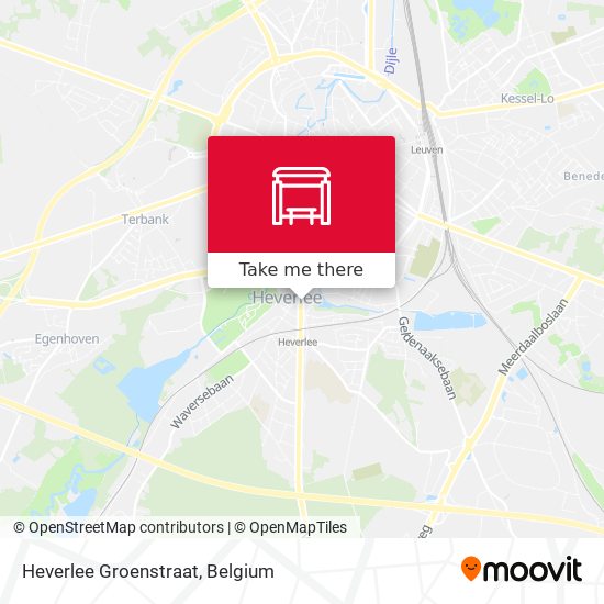 Heverlee Groenstraat map