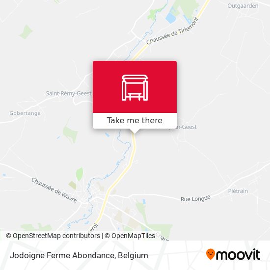 Jodoigne Ferme Abondance map