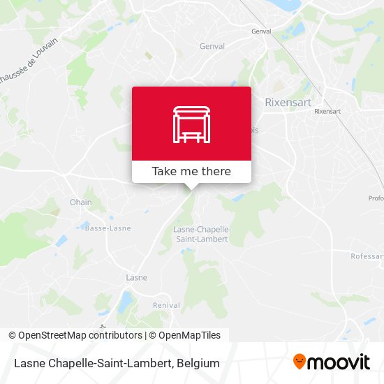 Lasne Chapelle-Saint-Lambert map
