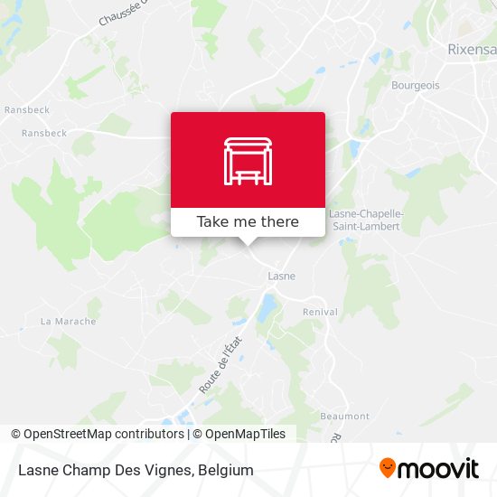 Lasne Champ Des Vignes plan
