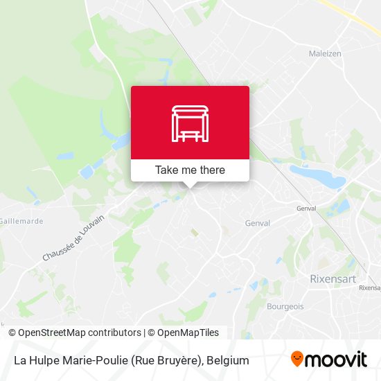 La Hulpe Marie-Poulie (Rue Bruyère) map