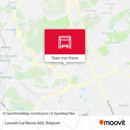 Louvain-La-Neuve Aldi plan