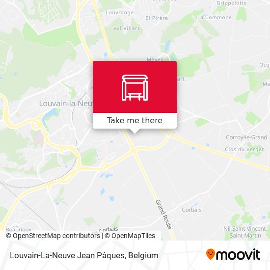 Louvain-La-Neuve Jean Pâques plan