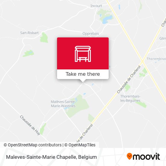 Maleves-Sainte-Marie Chapelle map