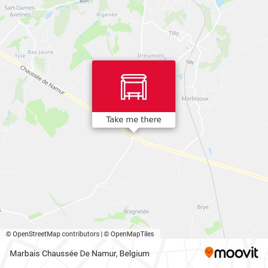 Marbais Chaussée De Namur map
