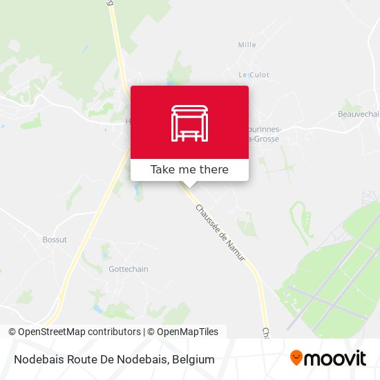Nodebais Route De Nodebais map