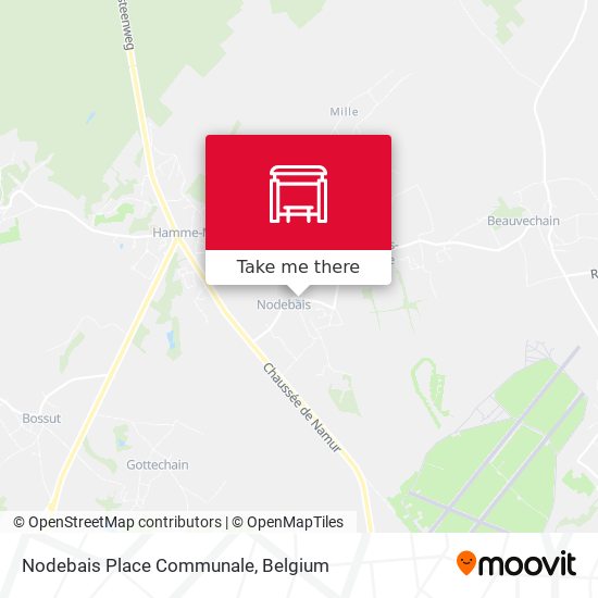 Nodebais Place Communale map