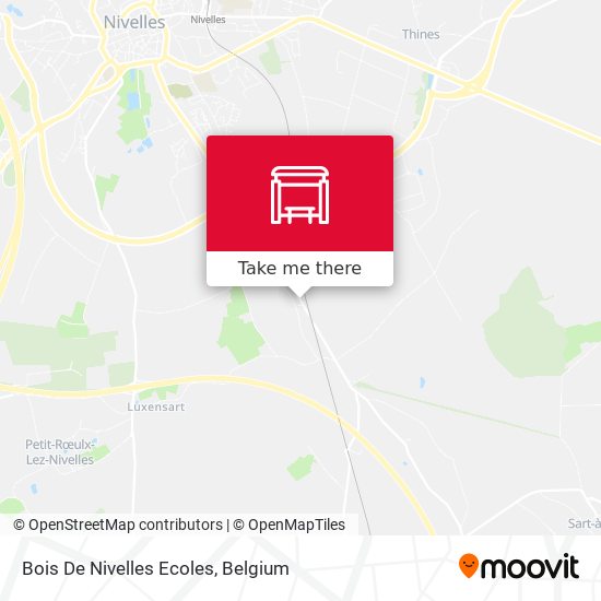 Bois De Nivelles Ecoles map