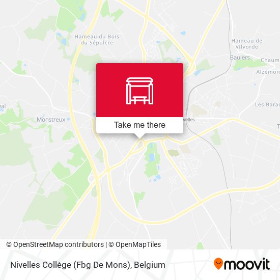 Nivelles Collège (Fbg De Mons) map