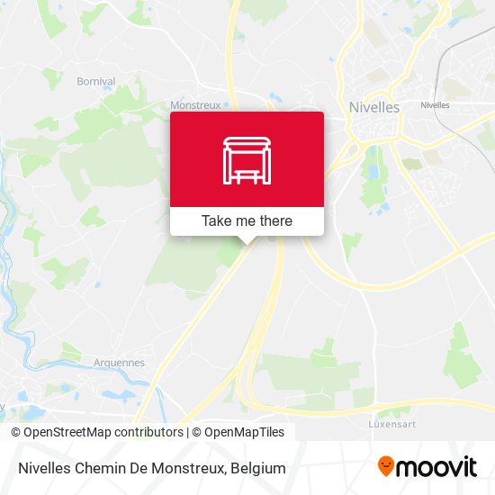 Nivelles Chemin De Monstreux map