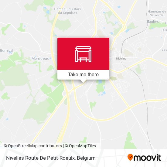 Nivelles Route De Petit-Roeulx map