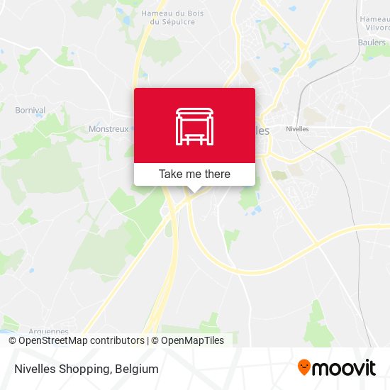 Nivelles Shopping map