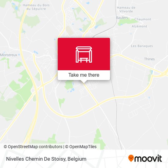 Nivelles Chemin De Stoisy map