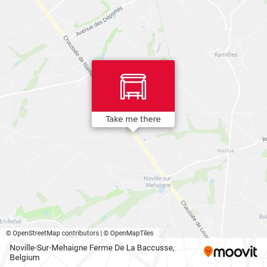 Noville-Sur-Mehaigne Ferme De La Baccusse plan