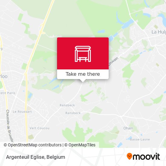 Argenteuil Eglise map