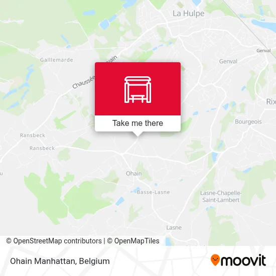 Ohain Manhattan map