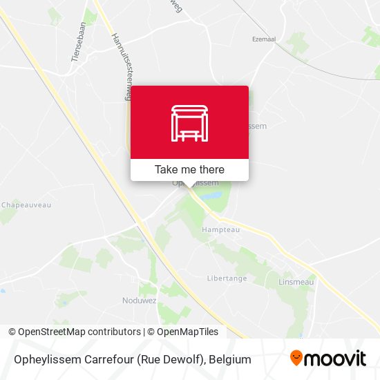 Opheylissem Carrefour (Rue Dewolf) map