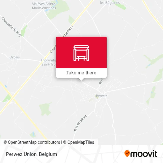 Perwez Union map