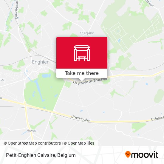 Petit-Enghien Calvaire plan